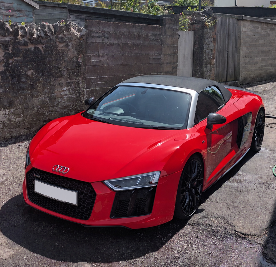 Audi R8 exterior after detail